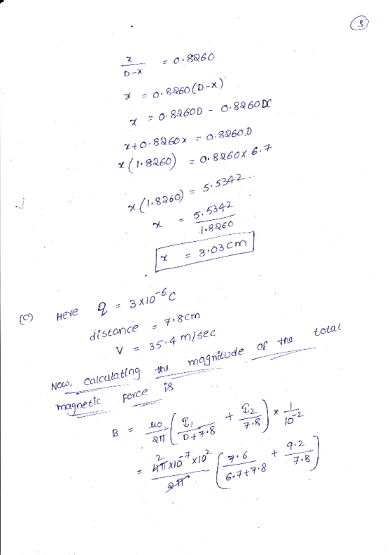 2 -0.8260 D- x = 0$260 (D-x) = 0.82601 - 0-82600 +0.8260 x = 0.8260) X(18260) - 0.8260X 6.7 260) = 5.5342. 5. 5342 1.8260 - 3