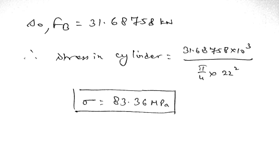 do, fo = 31.68758 km З 688x/o 3 linder stress in y 5. o 22 11 83. 36 HP