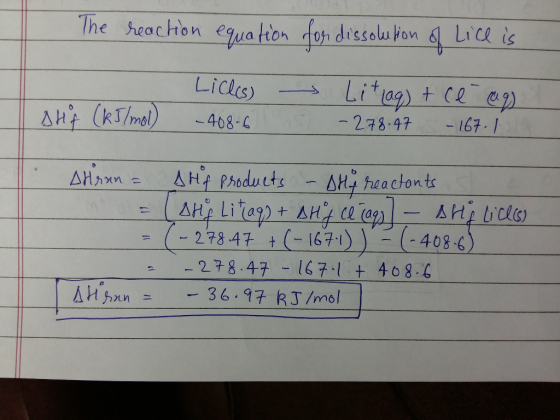The heachon equa tion doh discels lon Lice is Liclos) 278.47 -167. = (-27847 + (-167.1 ー -278.47 847-671+ 408