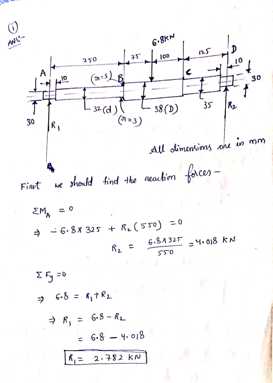 WS 6.8kn 10 o 15 250 250 4 z (-3) 8 C. LI0 30 A L 32(d) ( L 38(D) 35 R2 30 IRI (1=3) . All dimensions are in mm. forces - Fie