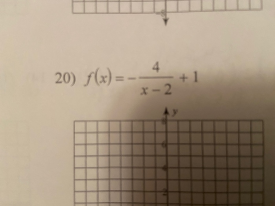 20) f(x) = -- x – 2 4.