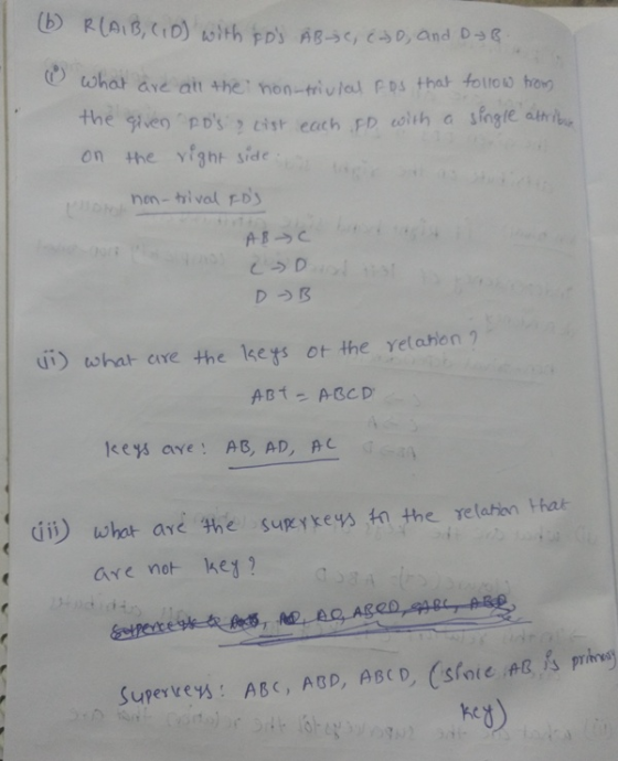 じ) what are eitt he, non-tri ula, FDS the eo pDs cist each o wh a single at i on the yfght side A B ii) what ove the kets ot
