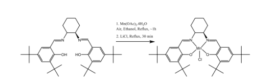 1. Mn(OA).4H 0 Air, Ethanol, Reflux,-1h 2. LICI, Reflux, 30 min OH HO