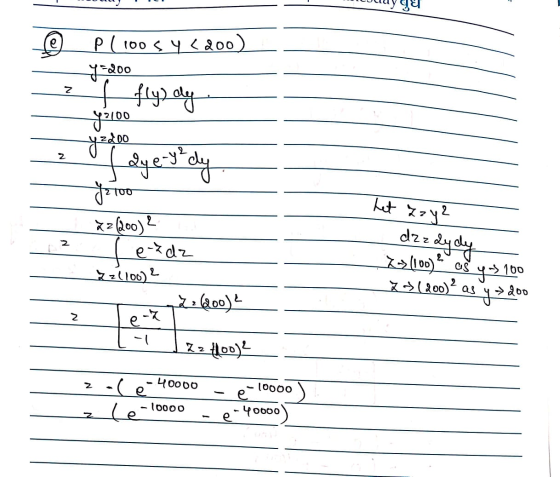 P (100 54 (200) y=200 z f fly, dy yzdDO 2 42,00 (dye-y²dy Je too 22(200) 2 e 7 de 721100) 2 22600) het Zay² dz z dydy 2 X-> (