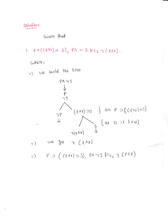 Solution Givem that where bvild the tue าร