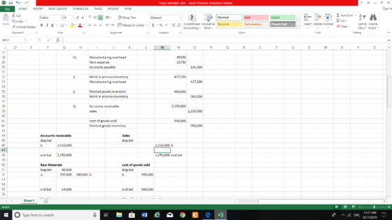 ? - ox Sign in La Copy 2 AutoSumA , Bad Calculation H 5. Froya Fabrikker xlsx - Excel (Product Activation Failed) FILE HOME I