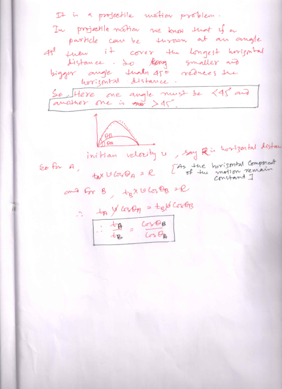 pjectile moi on problem prjchle mtim parhcle we kna unt if at angle caus be an thengest rismbal Smaller rnees coveY Listau ce