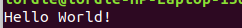 Hello world!