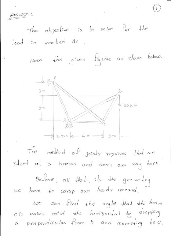Ansuoen *. -The objechc ;s to so lve for ↓he ood membei Ac a usre S Shouon iven NA oye, all eo mey heads atouno a pi Pen Conn