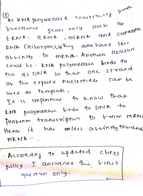 Guin as such genis only and catalyne . AS RNA polymerase constituir bunctional genis only s RAGA, RRMA MIRNA and cate E RNA C