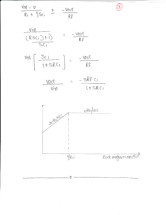 3 + Vout Rp VnM -vout R f SC SCi voot Rf +SRCi Nout Vinf SRCi odb dec Rci Bode magetodo flo