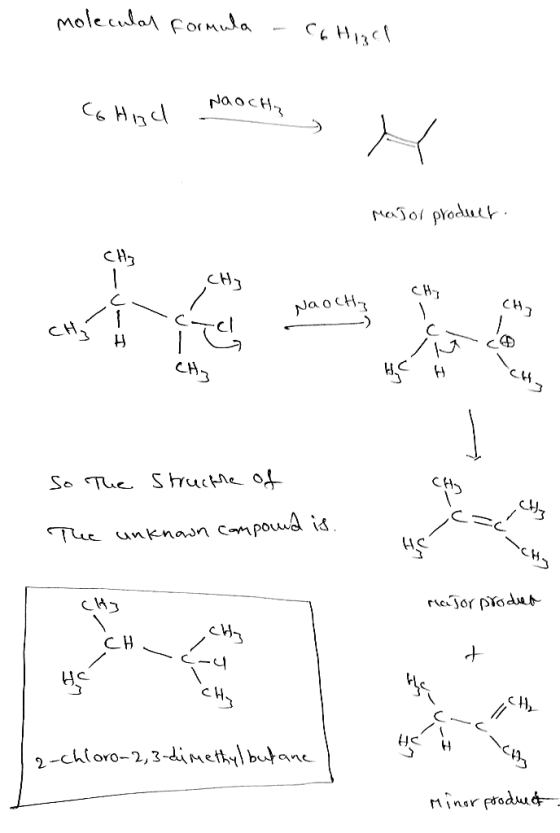 Molecular Formda NaacH MaSoi produc CH3 Naoctz cHS H CH3 So Tue S ruckle af Tue unknasn compouwd i . cHJ rta Jor pradut CH 2-