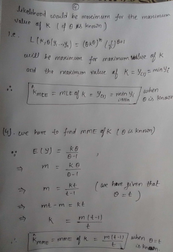 likelihood would whood would be marimum value of a lifo is known ). for the monimum le. L(koly, ...gr (K, 019,--yo) - (OKO)