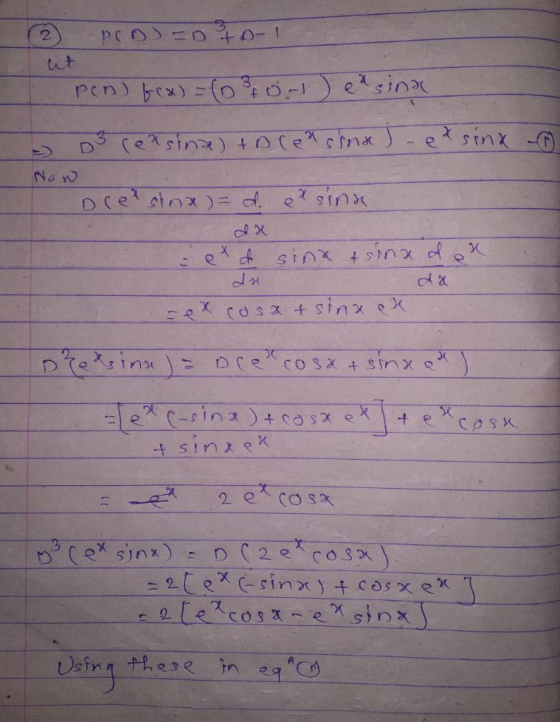 (2) PCD) EDO- Lpen) fea) = ( 00-) ergina o LO D3 retsing) tored sina )-etsina Non Dresina)= d. ex sina dx Eed sina tsinador d