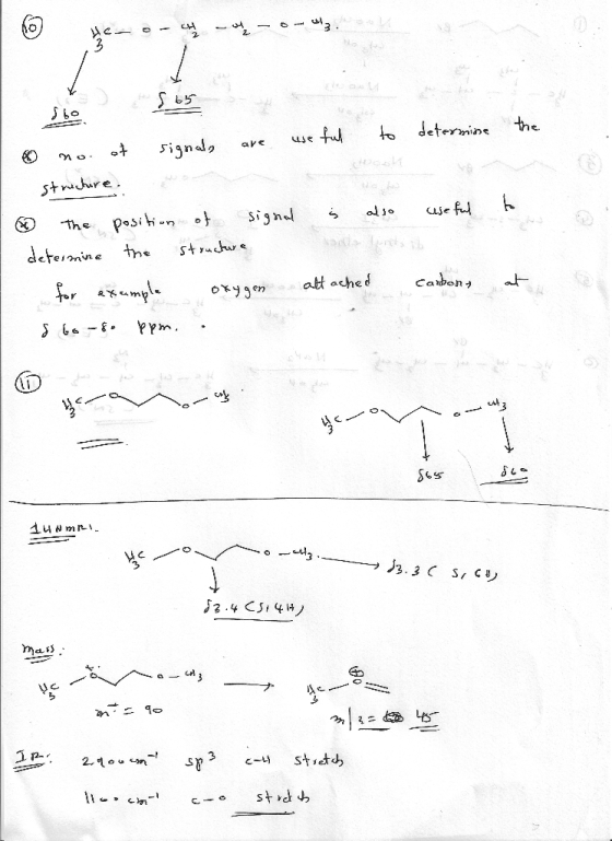 are useful to determine o no. of signals structure. useful to The position of signal s also determine the structure for examp