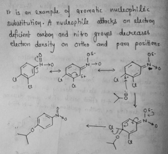4famahc nucloPhilịc th is an example substitution. A ทudaaphile allacks on aluchon dufuient cecban and nito aroyel duorcas el