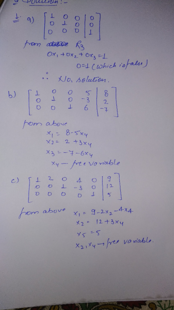 Ox1+Ox2+ Ox3 L OChich iotalse No, 6olution. b) -3 2 O fom above 8-5y メ2= 2+3xy メ3-ーチ-6xy 2 O C 12 - 3 Fom --2X2-4x4 メ2= 12+3x