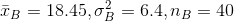 řB = = -40 ТВ 18.45, σ 6.4.nB