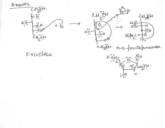 Answer CHH ен он H°6, CH2D -Dfruclafuranose Fruclose нонс