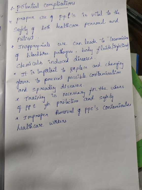 potntial Complialions proper Ppts ib vital to the se Safety g both hea tthcase person and Palsent Thapproprial 7 blood ba pat