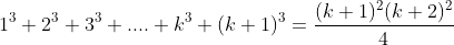 1+2+3+..+ + (+1)= = : (k+1)(c+2)*