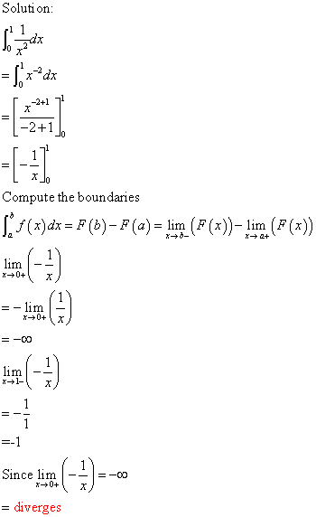 Solution: = [<*dx -11 -2+1 x -2+1 Compute the boundaries lim X0+ $(x)dx= F(b)-F (a) = lim (F(x))– lim (F(x)) 0 :) - lim 80+ =