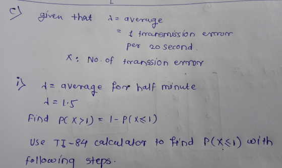 iven that A average pes 2o second average por half m, nuke Find PC X P(x<I) folloing steps
