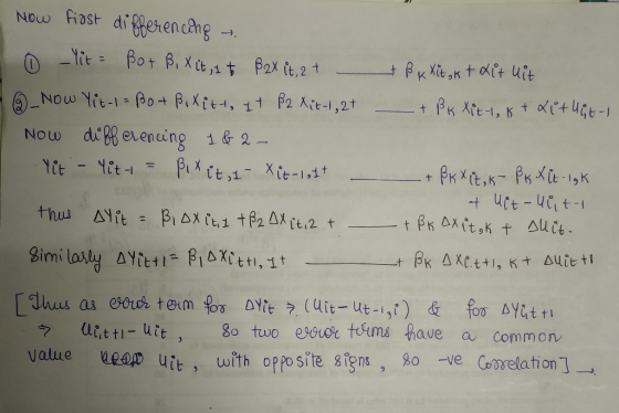 6)Nouont-l: βο.+ β.xtt1, 1t ß2 it-i ,2t Simi lou ayitt l-β1BXtti,lt _ _t βκ Δ xc.tti, kt Δυ?e +1 _ _ 2o tuwo eseiot ttims Have a common Value ueap uit, with opposites iens, 80 -ve CoorelationT→