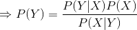 P(Y) = P(X)}