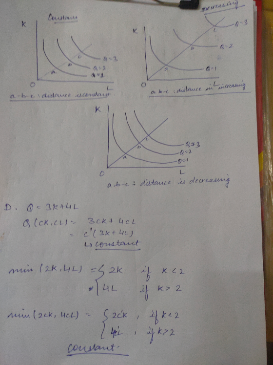 easing Couuta 2 increasing a b c distance in a distance is connaud l • Q = 3 Q-2 abc & distance is decreasing D. 0. 3KAUL 8 (