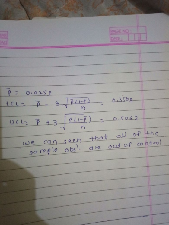 PAGE NO eg DAIE LCL- 0.30 Ulla P t 3 l ell-p )一ㄧ-o.co6 2 we can seen tbat al af ithe amgle obs are out of condso toe