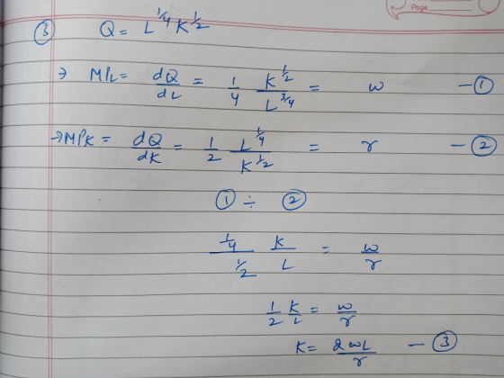 Page - Q = Lake Mic- do = į k AMPK = do. I t = w = 8 - K= Q wl - 3