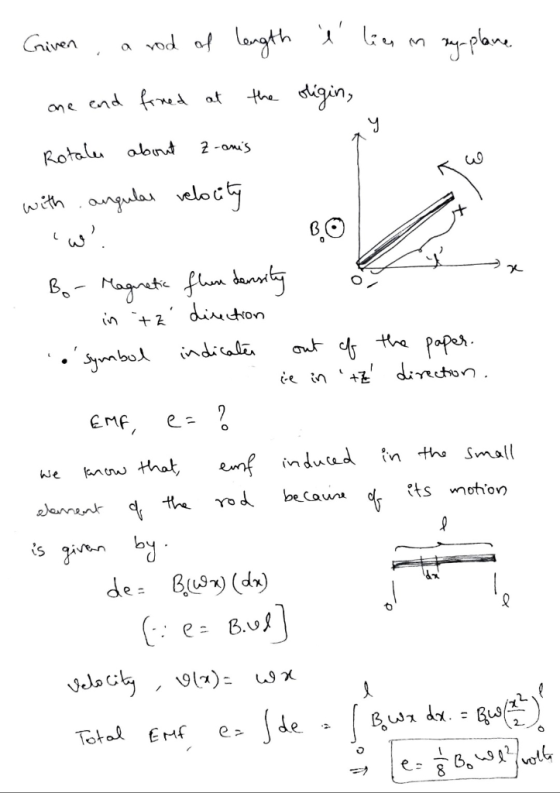 Two Griven a rod of length i lia in my plane one and fired at the oligin, Rotales about Z-anis with angular relocity sw. Bo-