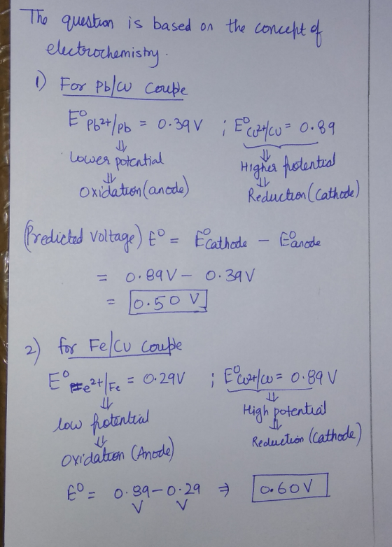Tho questan is based on the conet d elutrahemisty For Pblw Coupe EPLpb0.3V Eu .89 1 Lower poteatial Highea fotentraol 1TP Red
