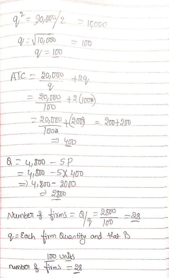 q* = 30,000/2 = IÇOOO q = 100 V10,000 q=100 _ - ATC - 20,000 +2q = 20,000 + 2 (1000 q 100 320,000 + 2001 - 2004200 - lara 2 4