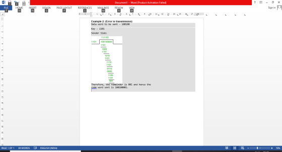Document1 - Word (Product Activation Failed) ? X - Sign in FILE PAGE LAYOUT REFERENCES MAILINGS REVIEW VIEW HOME INSERT DESIG