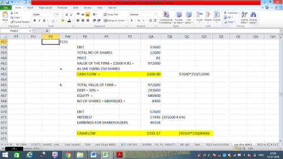 File Home Insert Page Layout Formulas Data Review View Add-Ins - Cut AutoSum General A A Wrap Text Calibri 11 Fill Copy Inser