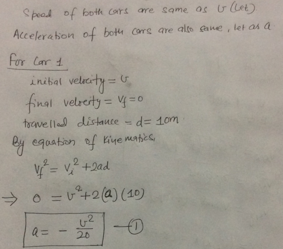 s peal of bothors are some as (Let) Accelerabon of botu or are alto sawe , tet as a final velrerty =V-0 have llas) distance=d