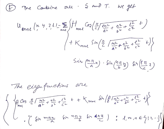 . The Combine all S and T. we get u (ny, 24 = El Hom Cos/17 12 t = ) anne 12 92 mni f mni 22 62 c2 + Kime Same 52 xez 92 X 92