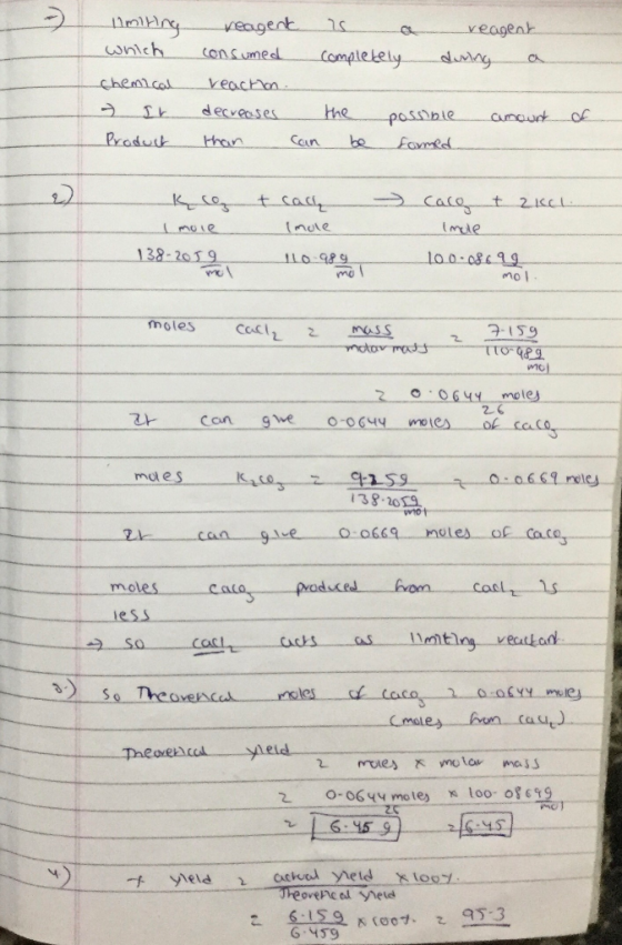 is a completely reagent during a Ilmiting which chemical - It Product reagent consumed reaction decreases than can amount of