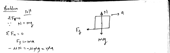problem soll 4Nova Efico n = mg { Fuzo - Fja-ma - un saung = nha