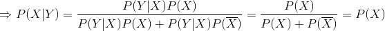 P(X) P(X) + P(X) P(X|Y) = P(YX)PX) + P(Y|X)P(X)
