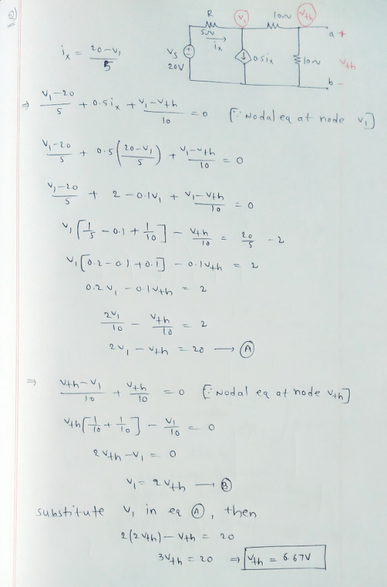 MA a t SJN 20-V osi 26V V-20 +0.51x + Eh Nodal ea at node v, 20-V 0S Vh 2-OIV -0.1 1-01407 0.2 O-INth 2 2 To VHh Nodal e at n