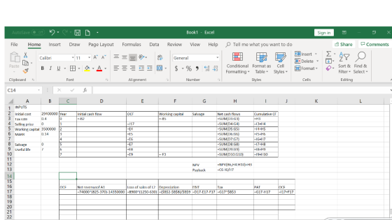 Book1 - Excel Sign in - AutoSave oft File Home H Draw - Share 9 X Comments Insert Page Layout Formulas Data Review View Help