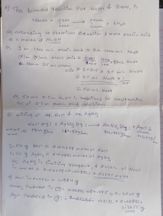 The balanced + 212,o CooNa so accord 。s X 25.mt_ /v a T. AgNo mass hn eメcess act in excess 1。9f너 1.26厅- a-