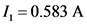 0.583 A