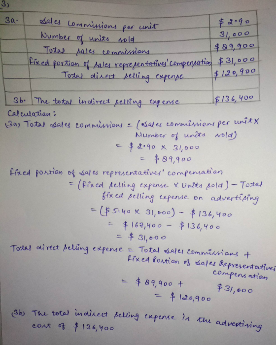 2.90 31, 000 489,900 dales commimions per unit 3a. Number of units old Totas bales cemmiions Ek.ed porzion of Aales reprepent