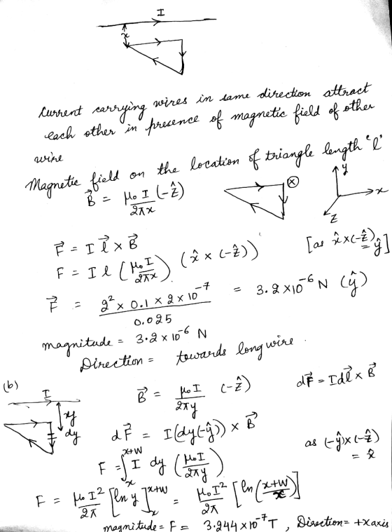 I current carrying wires in same direction attract each other in presence of magnetic field of other wire 14 xx Magnetic fiel