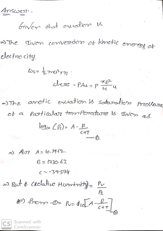 Answe! Ginen thad enadion qiven comvezsion ob kinetic cnogy ot SThe eletno city clrencPAu - P 7 SThe anotic eation Satarotion