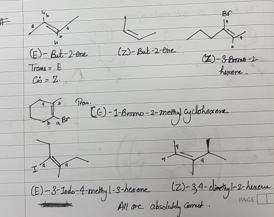 BA и (E-Bit-2-ene (z)-But 2-ene Z)-& Bre-2 hecene TransE Ch Z Tras T)-1-Brmo-2-methlrclohee Br 1 I E)-3-1ade-4-mehy l-8-heene
